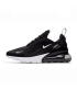 Femmes Nike Air Max 270 Noir blanc