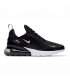 Femmes Nike Air Max 270 Noir blanc